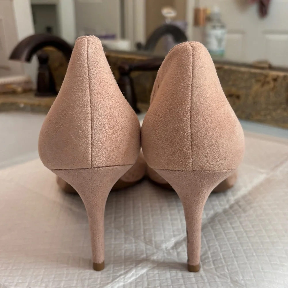 Alfani Jeules Blush Pink Pointed Toe Slip On Stilettos 3” Heel Women’s Size 11 - Picture 4 of 9